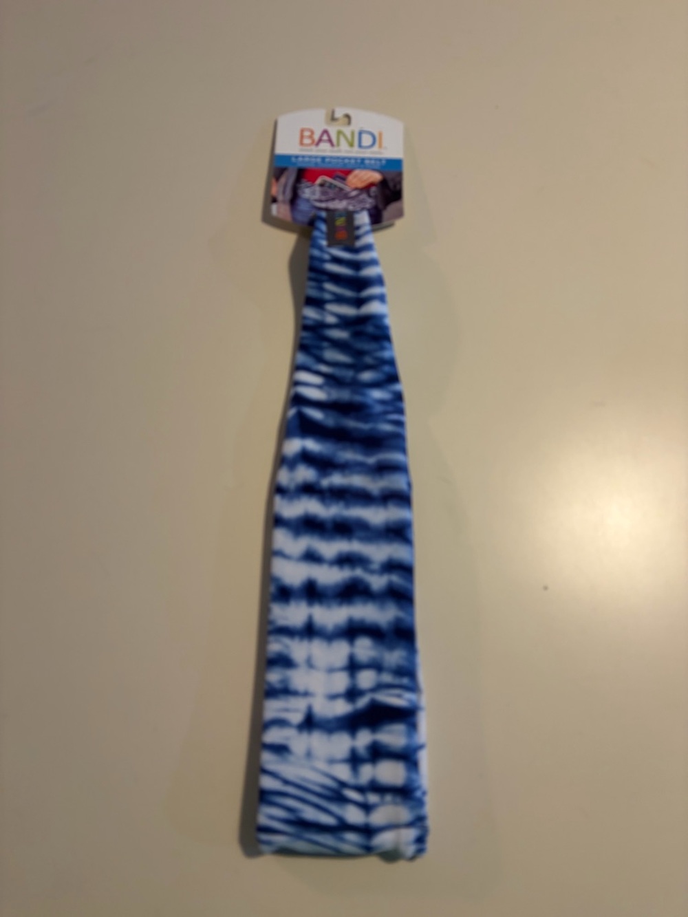 BANDI Blue Tie-Dye Stretch Headband